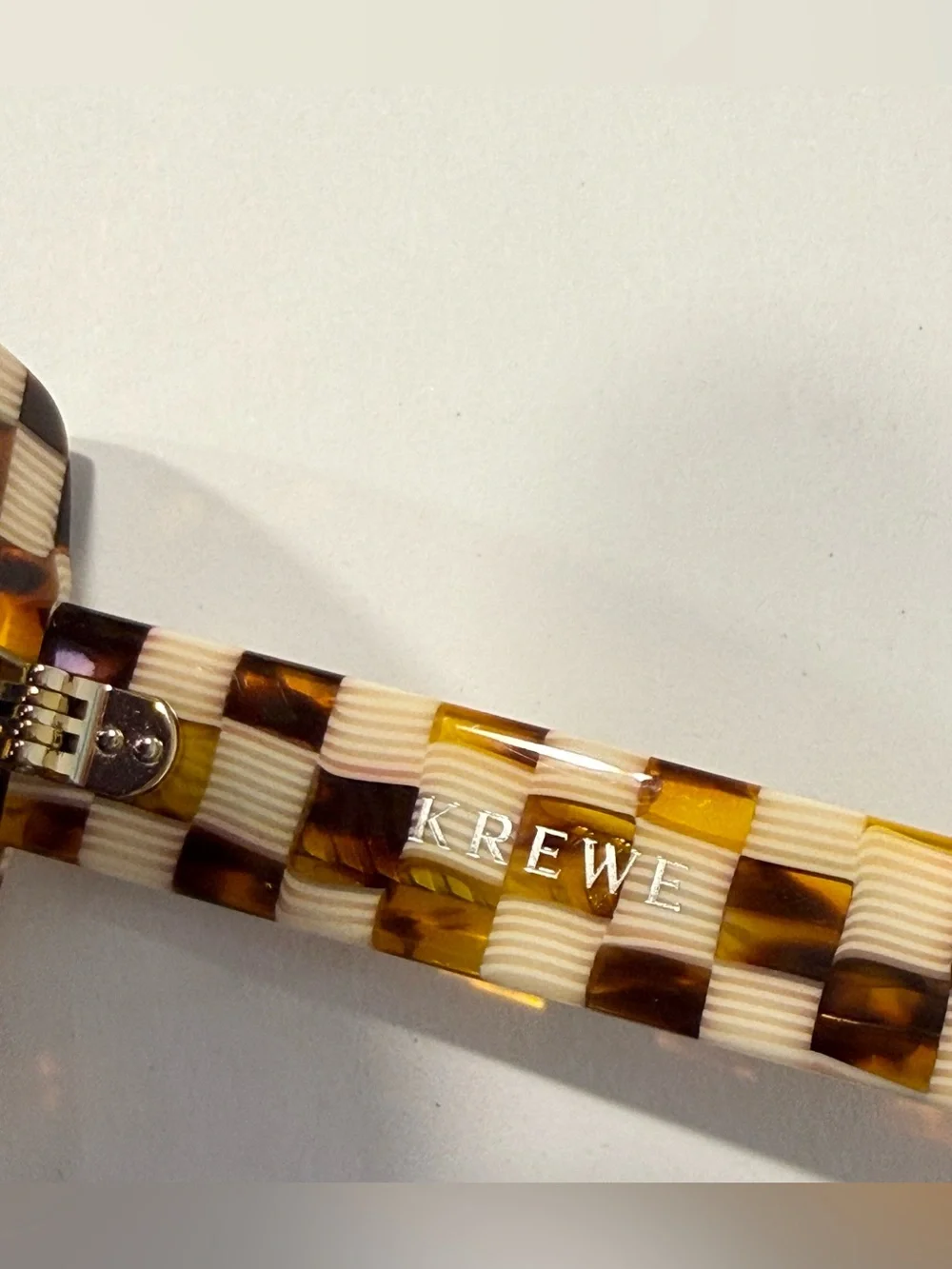 KREWE Elizabeth Tortoise Shell Square Sunglasses Women’s Discontinued